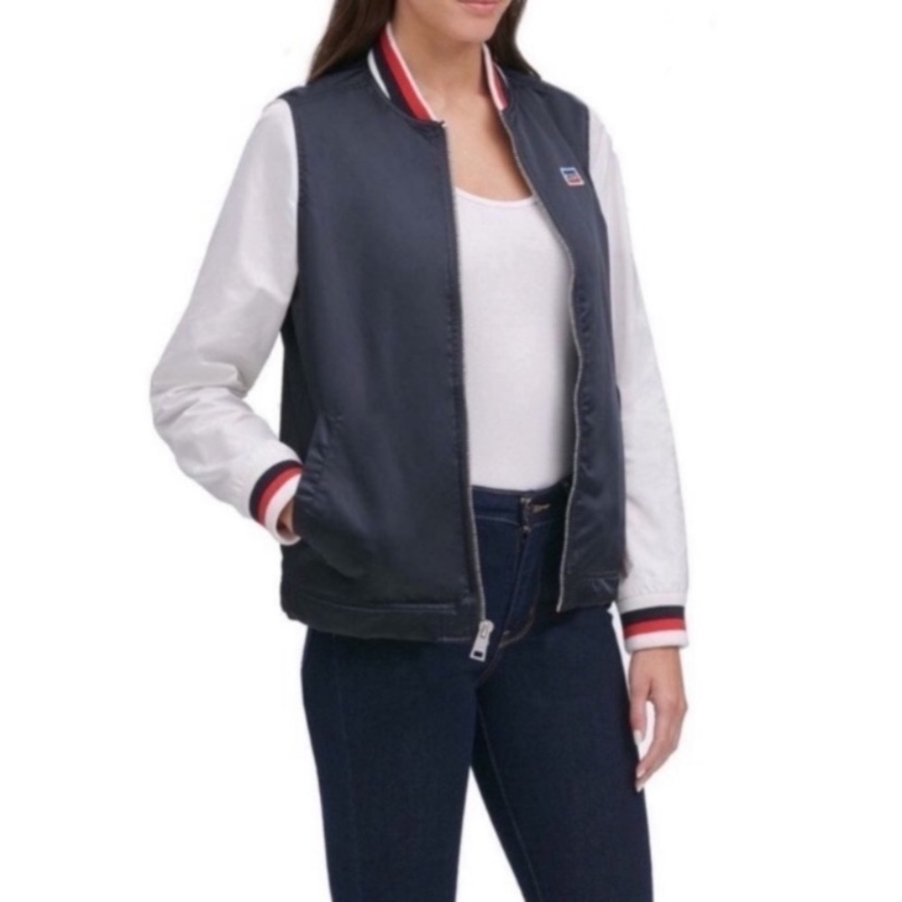 LEVI'S Colorblock Bomber Jacket - Picture 3 of 10